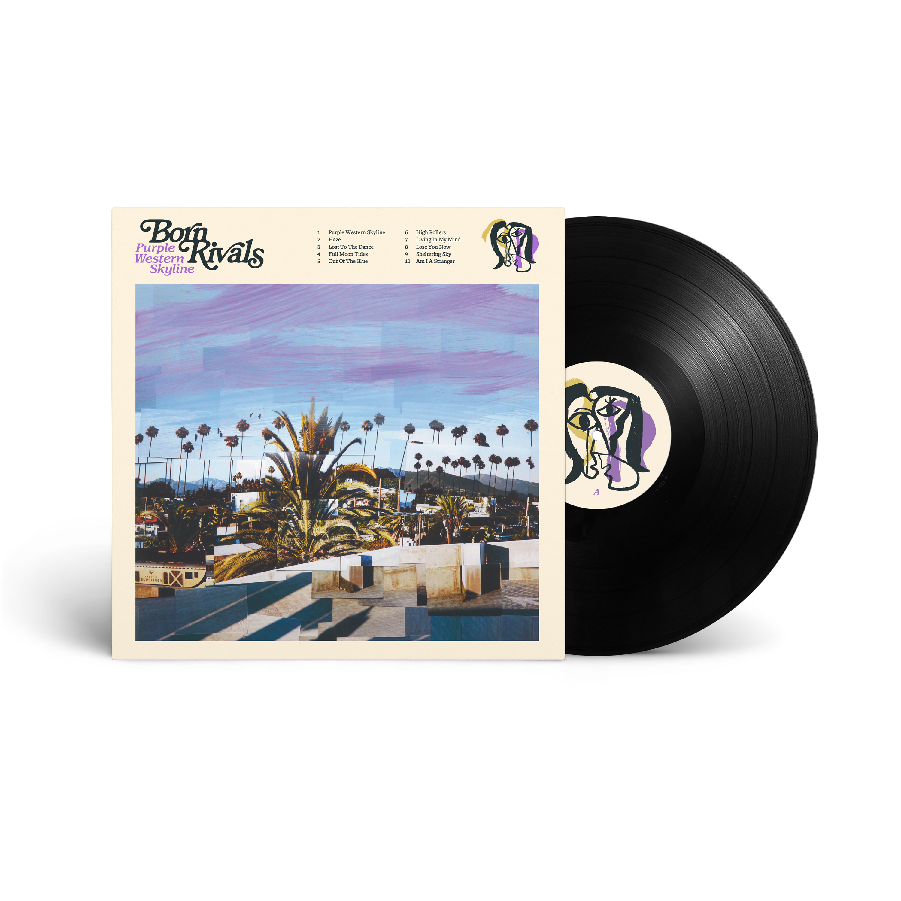 Purple Western Skyline Vinyl — Front